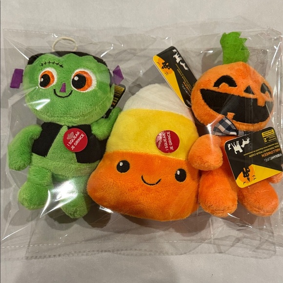 Vibrant Life Halloween Dog Chew Toys - Set of 3 Plush Squeakers, 7"-8" - Picture 5 of 6